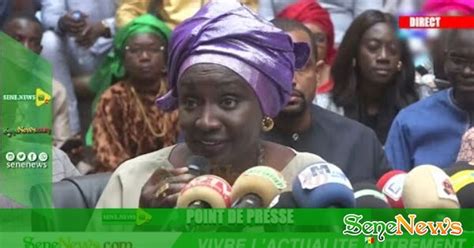 Direct Live Aminata Touré Fait Une Importante Déclaration