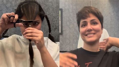 Hina Khan Embraces New Short Hair Look Amidst Courageous Battle With Cancer