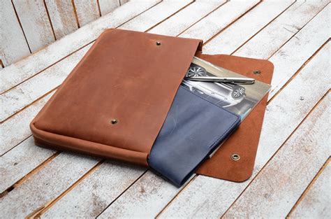 Leather Folio Leather Portfolio Leather Compendium Leather Etsy