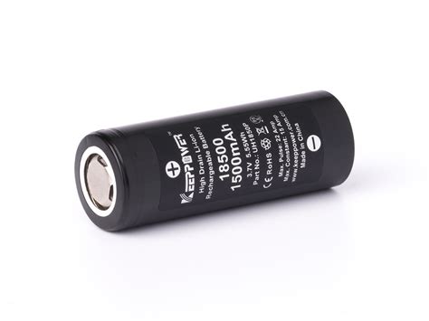 Keeppower 18500 1500mAh 3 6V 3 7V Li Ion Max 22A Keeppower Sklep