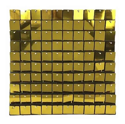 Painel M Gico Festa Shimmer Wall X Cm Plastico Dourado