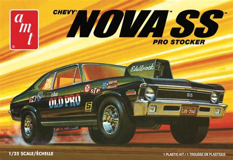 Amt 1142 1972 Chevy Nova Ss Old Pro 125 Scale Model Plastic Kit