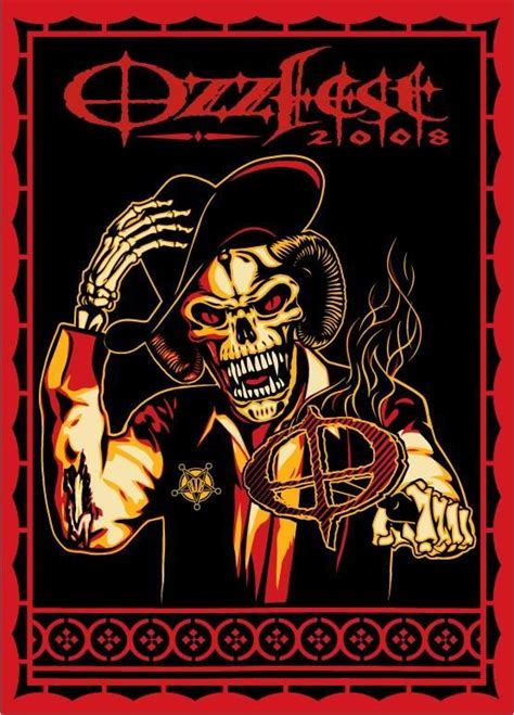 OZZFEST 2008 | Rock band posters, Heavy metal music, Rock poster art