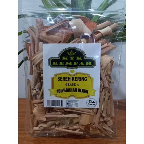 Jual Sereh Kering Teh Sereh Gram Sereh Rajang Shopee Indonesia