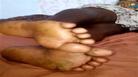 Ghana Fan Choco Obaas Meaty Thick Wrinkly Soles On Bed Bigsteffs