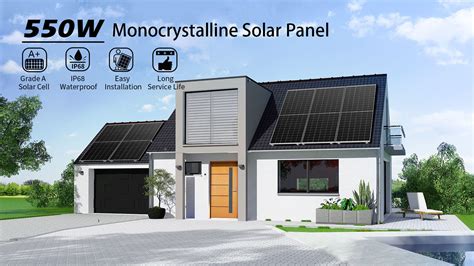 550 Watt Monocrystalline Solar Panel - SunGoldPower