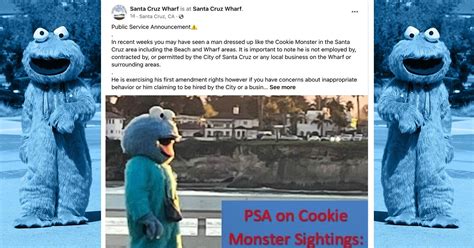 Adam Sandler Dressed as the Cookie Monster Is Terrorizing Santa Cruz ...