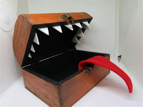 This Mimic Chest Features Teeth Made From Foam Sheets And A Tongue Made