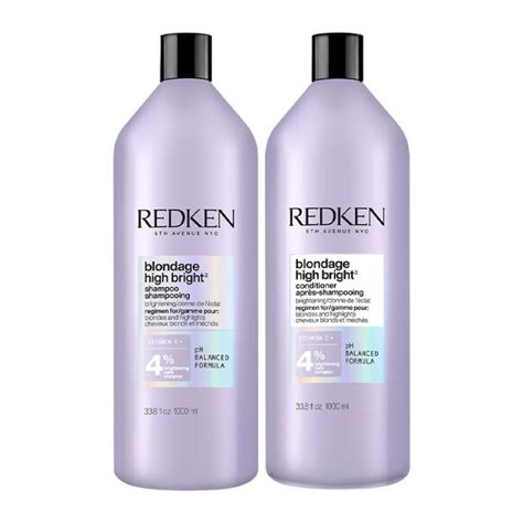 Redken Blondage High Bright Shampoo And Conditioner 1000ml Salons Direct