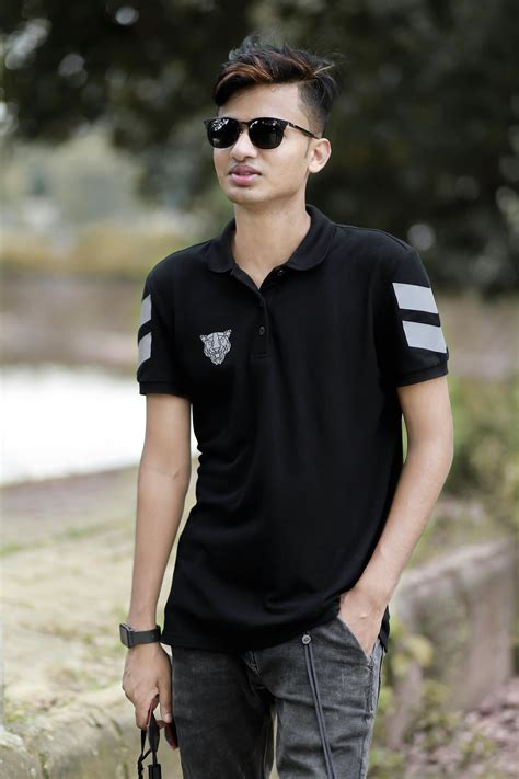 Black Polo Shirt Photos, Download The BEST Free Black Polo Shirt Stock ...