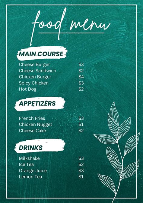 Free Custom Printable Breakfast Menu Templates Canva 58 Off