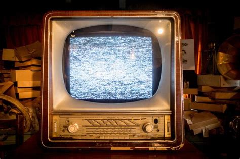 Premium Photo Close Up Of Old Fashioned Television Set