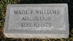 Mazie Pearl Williams M Morial Find A Grave