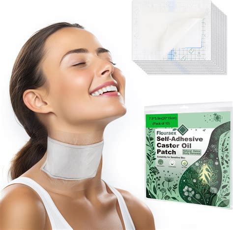 Amazon Disposable Thyroid Castor Oil Neck Wrap Patch Self