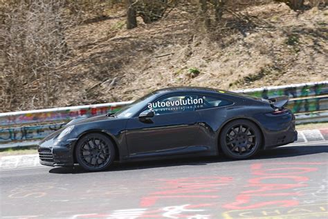 2023 Porsche 911 Hybrid Prototype Spied While Driven Hard on the ...