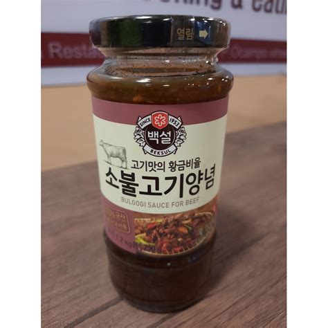 Cj Beksul Korean Beef Bulgogi Beef Galbi Pork Bulgogi Pork Galbi Sauce 290 G X 20 Bottles