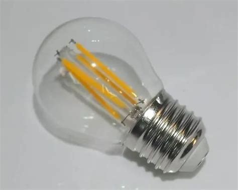 5W Round Warm White LED Filament Bulb For Home Base Type B22 At Rs