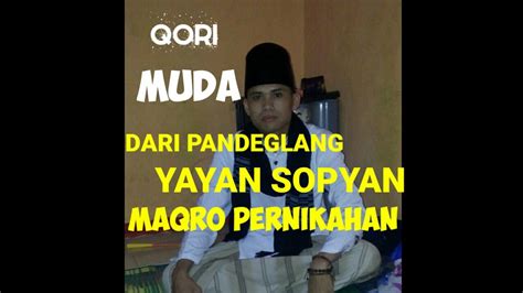 Qori Ust Yayan Dari Pandeglang Youtube