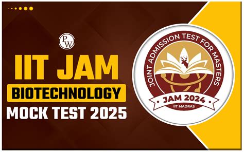 IIT JAM Biotechnology Mock Test 2025 Official Mock Test Link