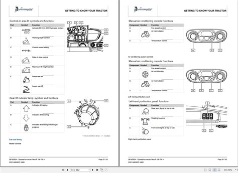 Lamborghini Tractor Nitro R 100 T4i ZKDY460200TL10001 Operator Manual