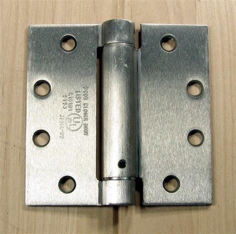 Commercial Spring Hinges Satin Chrome 4 12 X 4 12 With Square