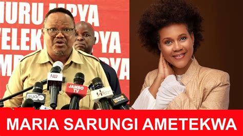 Breaking News Maria Sarungi Atekwa Na Watu Wasio Julikana Inchini