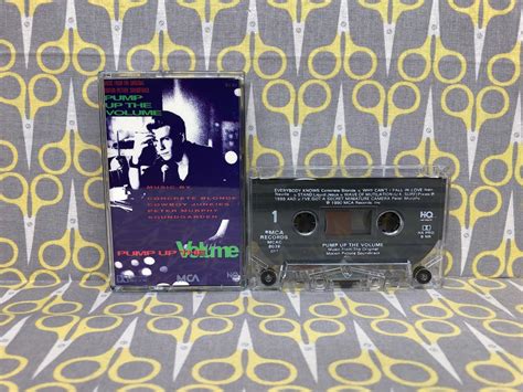 Pump up the Volume Soundtrack Cassette Tape Rock Music From | Etsy