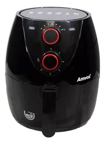 Fritadeira El Trica Airfryer Amvox L Arf Preto V Frete Gr Tis