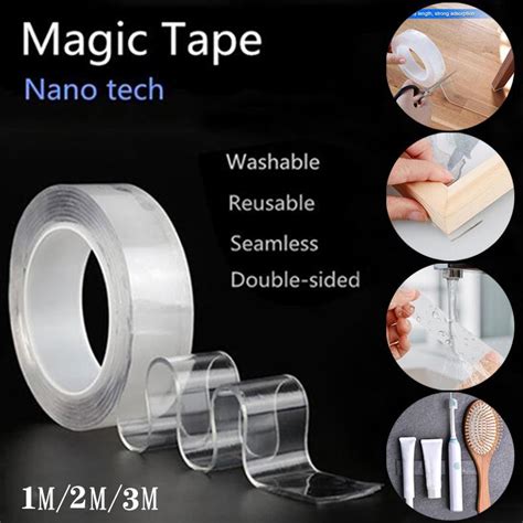 Multifuncional Nano Tape Adhesivo De Doble Cara Cinta M Gica