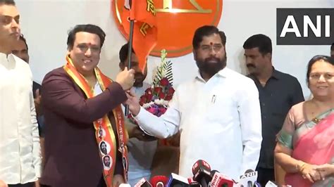 Maharashtra Lok Sabha Election 2024 Govinda Joins Eknath Shindes Sena After Meeting In Juhu