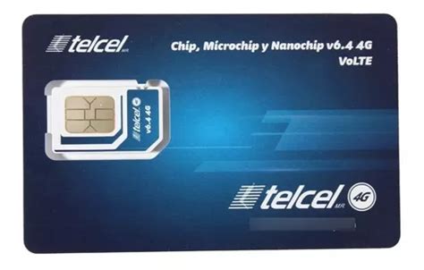 Chip Y Microchip Telcel 3g 4g Lte Lada Cdmx Mexico 55 Meses sin interés