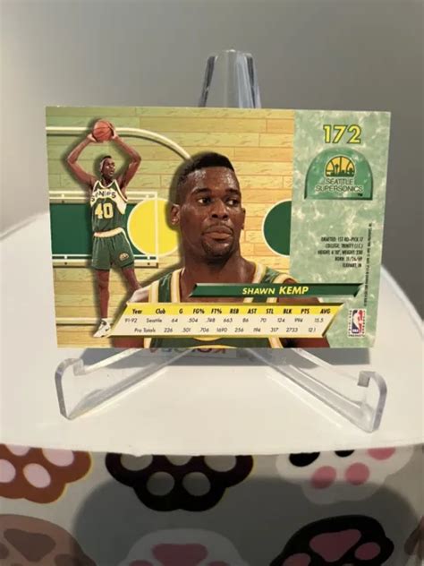 Shawn Kemp Fleer Ultra Sonics Seattle Supersonics Eur