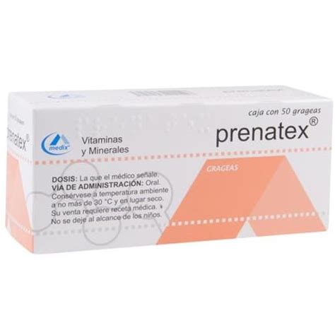 Compra Prenatex Vitaminas Y Minerales Suplemento Alimenticio Con 50