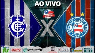 Itabuna X Bahia Campeonato Baiano Ao Vivo By Mosaico Esportivo