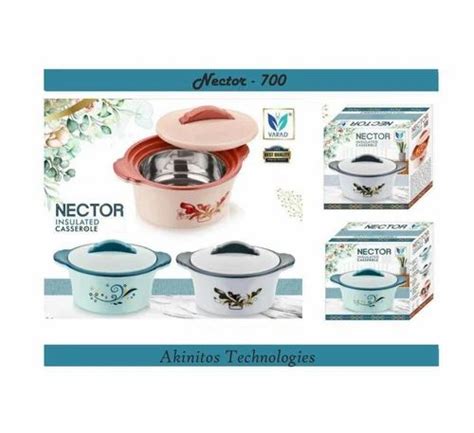Plastic NECTOR INSULATED HOT BOX CASSEROLE At 83 Piece In Chennai ID 2856163107912