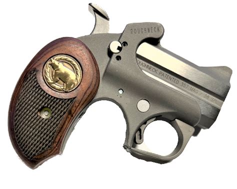 Bond Arms Derringer Grips Rosewood Grizzly Bear Grips Xl