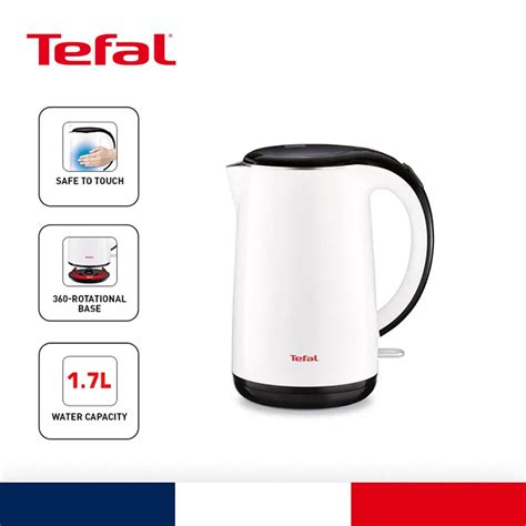 Tefal Safe Tea Electric Kettle White 17l Cerek Elektrik Ko2601