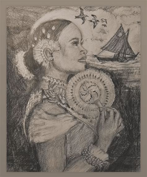 Guam Artist My Latest Sketch Miss Marshall Islands Rguam