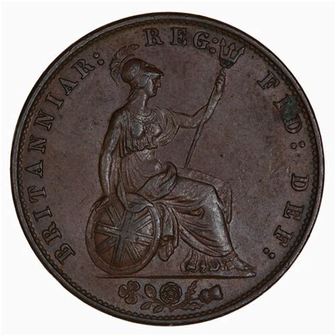 Coin Halfpenny Queen Victoria Great Britain 1859