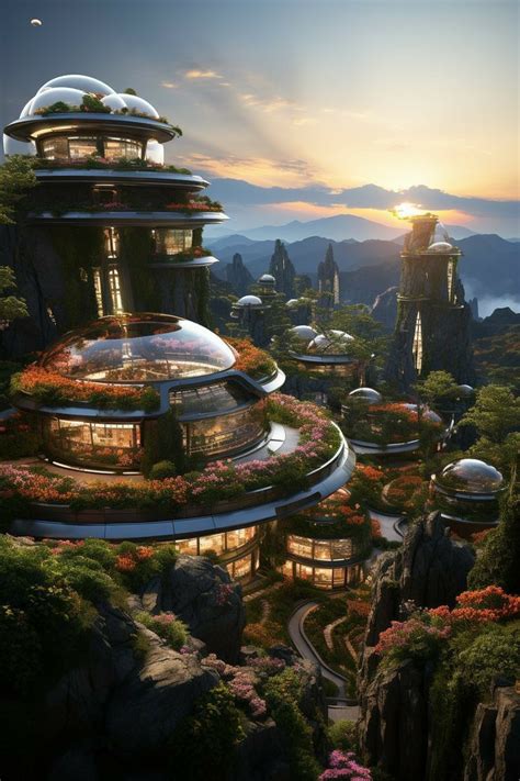 Pin By Simone Di Paolo On Utopia Futuristic Architecture Landscape