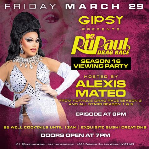 Buy Tickets To Gipsy Presents Rupaul S Drag Race Viewing Party Season