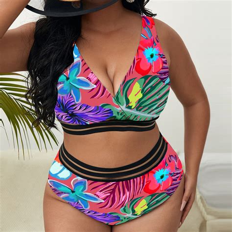 Lydiaunistar Women S Swimsuit Clearance Women S Fashion Sexy Summer Plus Size Tank Top Floral