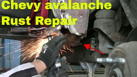 Chevy Avalanche Rust Repair Part 1 YouTube