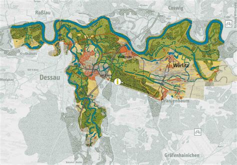 Karte Biosphärenreservat Mittelelbe