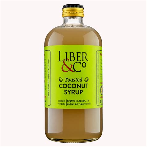 Toasted Coconut Syrup Liber And Co