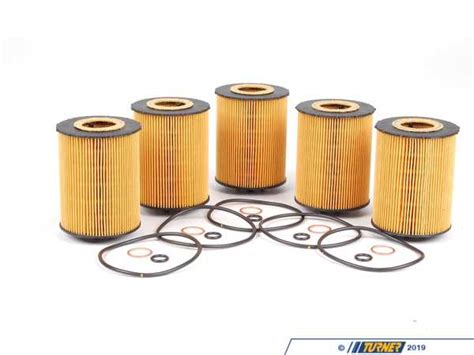 11427542021 OEM Hengst Engine Oil Filter Kit Pack Of 5 N62 4 8L