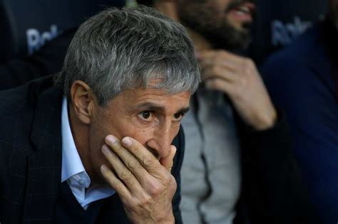 Barcelona Set To Sack Quique Setien After Bayern Munich Humiliation