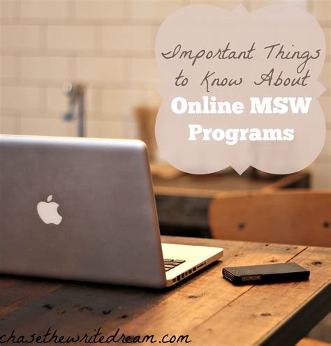 Important Things to Know About Online MSW Programs