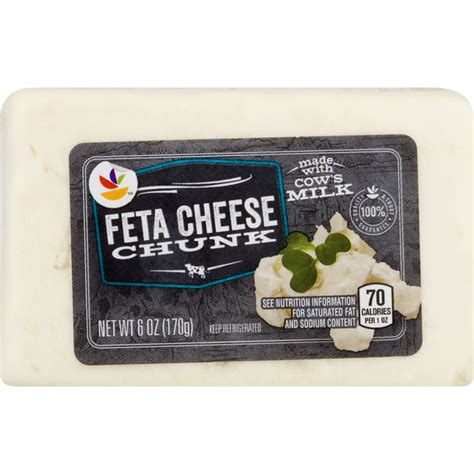 Save on Our Brand Feta Cheese Chunk Natural Order Online Delivery ...