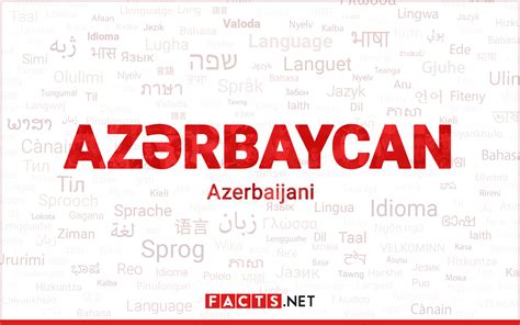 12 Enigmatic Facts About Azerbaijani (Language) - Facts.net